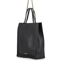 将图像加载到图库查看器中,CHANEL Small shopping bag BlackAS6452 Calf Leather