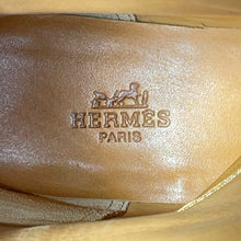 将图像加载到图库查看器中,HERMES Jumping Long Boots Etoupe Box Calf Leather Size 37 1/2