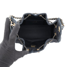 将图像加载到图库查看器中,CHANEL CHANEL25 ChainShoulder Bag BlackAS5631 Denim Size Mini