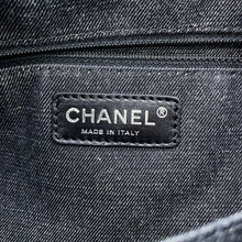 Load image into Gallery viewer, CHANEL Cruise Line ChainTote Bag Black/WhiteA47944 Nylon
