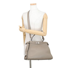 将图像加载到图库查看器中,FENDI Selleria Peekaboo 2WAY Handbag Korda8BN290 1RM F04Y9 Leather Size Medium