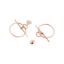 将图像加载到图库查看器中,HERMES Echappee Loop Earrings Size PM 18K Pink Gold