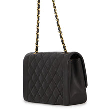 Load image into Gallery viewer, CHANEL Diana flap ChainShoulder Bag BlackA01165 Lambskin Size 25