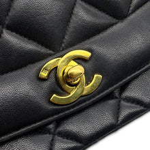 Load image into Gallery viewer, CHANEL Diana flap ChainShoulder Bag BlackA01165 Lambskin Size 25