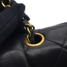 Load image into Gallery viewer, CHANEL Diana flap ChainShoulder Bag BlackA01165 Lambskin Size 25