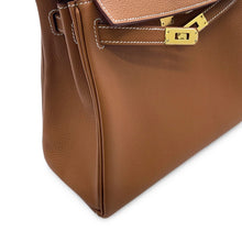 将图像加载到图库查看器中,HERMES Kelly Gold Togo Leather Size 25