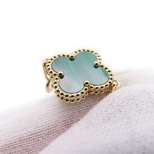 将图像加载到图库查看器中,Van Cleef & Arpels Vintage Alhambra Bracelet 5 motifs MalachiteVCARL80900 18K Yellow Gold