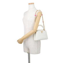 Load image into Gallery viewer, LOUIS VUITTON Capucines WhiteM23718 Taurillon Leather Size MINI