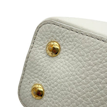Load image into Gallery viewer, LOUIS VUITTON Capucines WhiteM23718 Taurillon Leather Size MINI