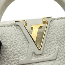 Load image into Gallery viewer, LOUIS VUITTON Capucines WhiteM23718 Taurillon Leather Size MINI