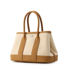 Load image into Gallery viewer, HERMES Neo Garden Ecru/Sesame Toile H Negonda Leather Size 23