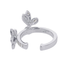 将图像加载到图库查看器中,GRAFF Butterfly Flower Diamond Ear CuffRGE2163 18K White Gold