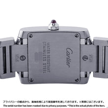 将图像加载到图库查看器中,CARTIER Tank francaise SM Stainless Steel Pink shell DialW51028Q3
