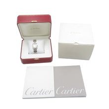 将图像加载到图库查看器中,CARTIER Tank francaise SM Stainless Steel Pink shell DialW51028Q3