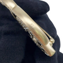 Load image into Gallery viewer, CHANEL CC Logo RhinestoneBrooch Champagne GoldA64746 Metal Rhinestone