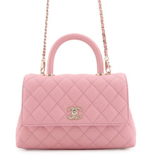 Load image into Gallery viewer, CHANEL Coco Handle 2WAYHandbag PinkA92990 Caviar Leather Size XS