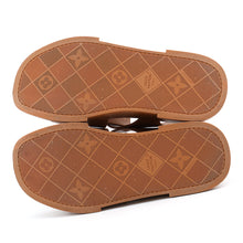 Load image into Gallery viewer, LOUIS VUITTON Maya Line LV Circle Platform Sandals Brown1ACYKM Leather Size 36H