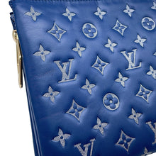 将图像加载到图库查看器中,LOUIS VUITTON Coussin NavyM59392 Monogram・Pattern Lamb Leather Size PM
