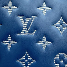 将图像加载到图库查看器中,LOUIS VUITTON Coussin NavyM59392 Monogram・Pattern Lamb Leather Size PM