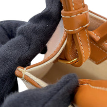 Load image into Gallery viewer, CELINE Vertical hippopotamus Natural/Tan193302BNZ.02NT Canvas Leather Size Mini