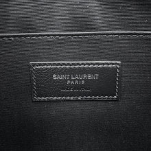 Load image into Gallery viewer, SAINT LAURENT PARIS Rive Gauche Clutch Bag Black581369 Canvas Leather