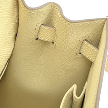 Load image into Gallery viewer, HERMES Kelly Sellier Jaune Poussin Epsom Size 25