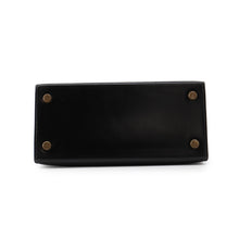 Load image into Gallery viewer, HERMES Mini Kelly Shoulder Bag Black Box Calf Leather Size 20