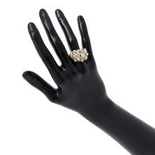 Load image into Gallery viewer, CHANEL Baroque Collection Pearl Ring Size Medium/53/#13J2659 18K Yellow Gold