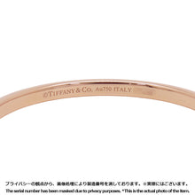 Load image into Gallery viewer, TIFFANY&Co. Padlock Narrow Bangle Size Large74365094 K18PG K18WG
