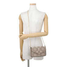 Load image into Gallery viewer, LOUIS VUITTON Felicie Pochette Tourterelle/ClaimM82610 Monogram Empreinte Leather