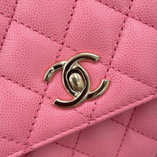 Load image into Gallery viewer, CHANEL Coco Handle 2WAYHandbag PinkA92990 Caviar Leather Size XS