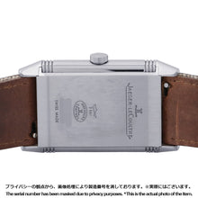 Load image into Gallery viewer, JAEGER-LE COULTRE Reverso Classic Medium Small Second Stainless Steel Leather Silver DialQ2438520