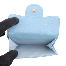 Load image into Gallery viewer, CHANEL Matelasse Classic Small Flap Wallet Light BlueAP0230 Caviar Leather