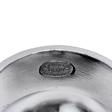 Load image into Gallery viewer, CHANEL CC Logo Rhinestone Ring Size Approximately No. 13 Silver Metal Rhinestone