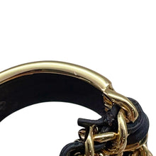 Load image into Gallery viewer, CHANEL Chain Ring Size Approximately No. 13 GoldABH133 Leather Metal