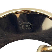 Load image into Gallery viewer, CHANEL Chain Ring Size Approximately No. 13 GoldABH133 Leather Metal