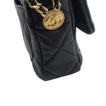 Load image into Gallery viewer, CHANEL Mini Flap Chain Shoulder Bag BlackAS3368 Caviar Leather