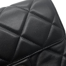 将图像加载到图库查看器中,CHANEL Matelasse Small Flap Chain Shoulder Bag BlackAS3205 Lambskin Size 20
