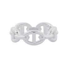 将图像加载到图库查看器中,HERMES Chaine d'Ancre Anchene Ring Size PM/56/#16 SV925
