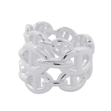 将图像加载到图库查看器中,HERMES Chaine d'Ancre Anchene Ring Size GM/54/#14 SV925