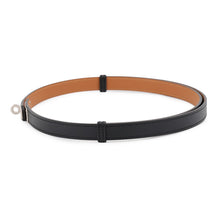将图像加载到图库查看器中,HERMES Kelly Belt Black Epsom