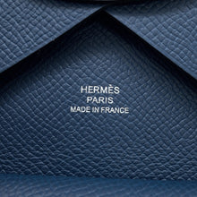 Load image into Gallery viewer, HERMES Calvi Duo Blue de Prusse Epsom
