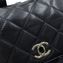 Load image into Gallery viewer, CHANEL Matelasse Mesh Backpack BlackAS5484 Shiny Lambskin Mesh