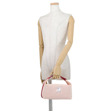 Load image into Gallery viewer, HERMES Brid A Black Cabriole Terracotta Toile H Size GM