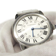 将图像加载到图库查看器中,CARTIER Ronde Solo de Cartier SM Stainless Steel Silver DialW6701004
