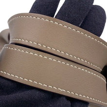 将图像加载到图库查看器中,HERMES In the loop Etoupe Taurillon Clemence Swift Leather Size 18