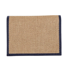 Load image into Gallery viewer, GUCCI Horsebit compact wallet Beige/Navy621887 Canvas/Leather