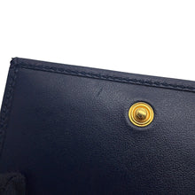 Load image into Gallery viewer, GUCCI Horsebit compact wallet Beige/Navy621891 Canvas/Leather