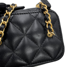 Load image into Gallery viewer, CHANEL Matelasse Cocoball Chain Vanity Bag BlackAP1447-B02991-94305 Lambskin Size Small