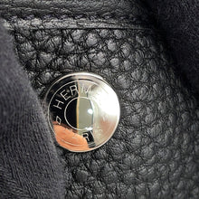 将图像加载到图库查看器中,HERMES Garden Party Black Negonda Leather Size PM